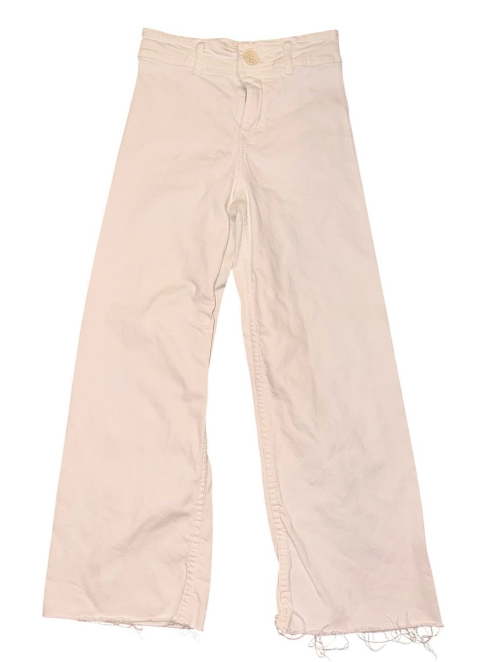 Zara Kids Marine White Wide Leg Pants - 10